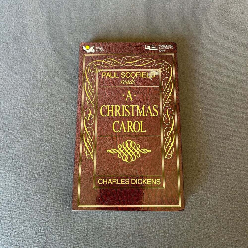 Paul Scofield reads A Christmas Carol by Charles Dickens Cassette Tape
